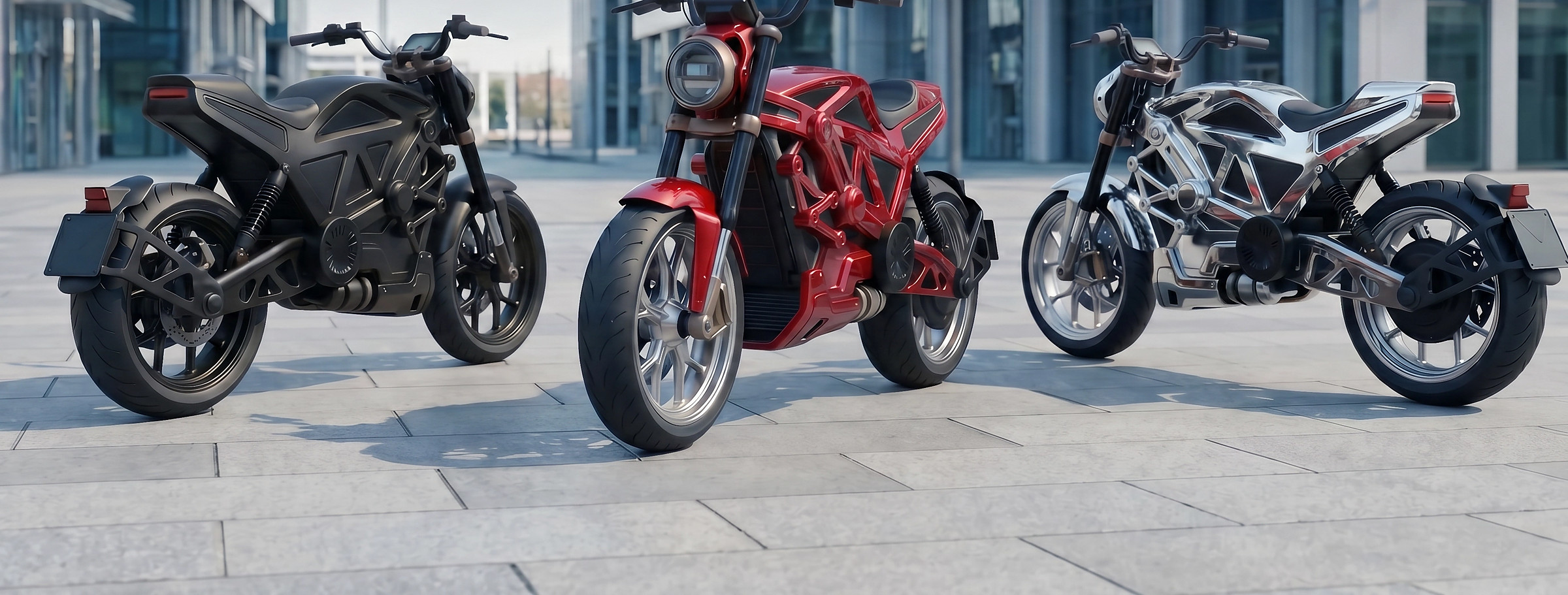 Adamar Max — three finishes together